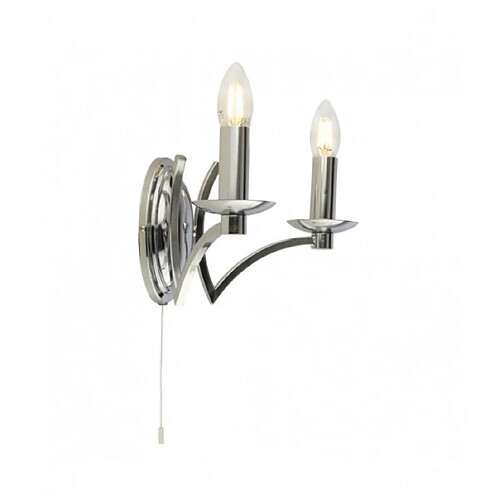 Searchlight Applique murale ascot 2 ampoules chrome