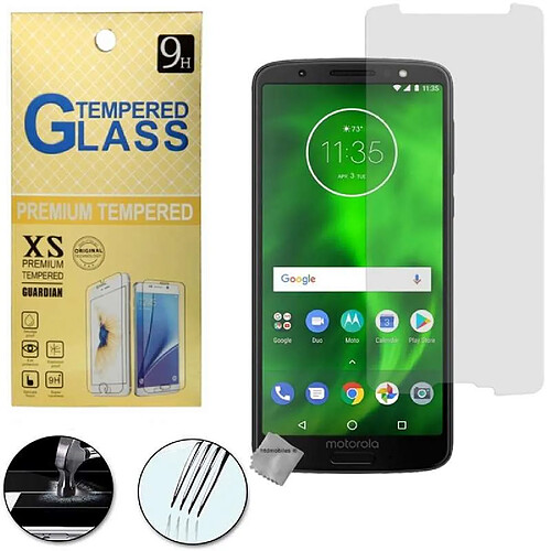 Htdmobiles Film de protection vitre verre trempe transparent pour Motorola Moto G6