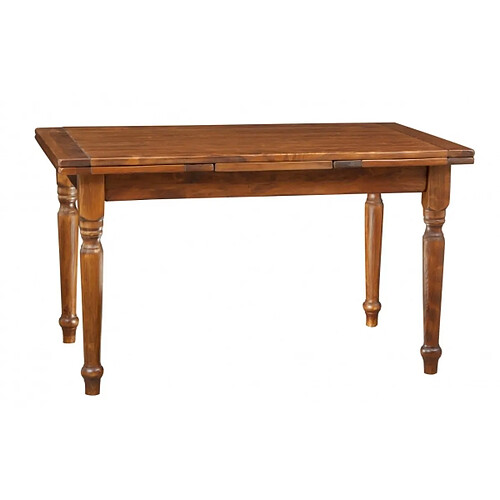 Biscottini Table Rallonge Champêtre En Bois Massif