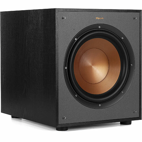 KLIPSCH R-100SW Caisson de grave Subwoofer 150 Watts RMS Bass-Reflex - Noir