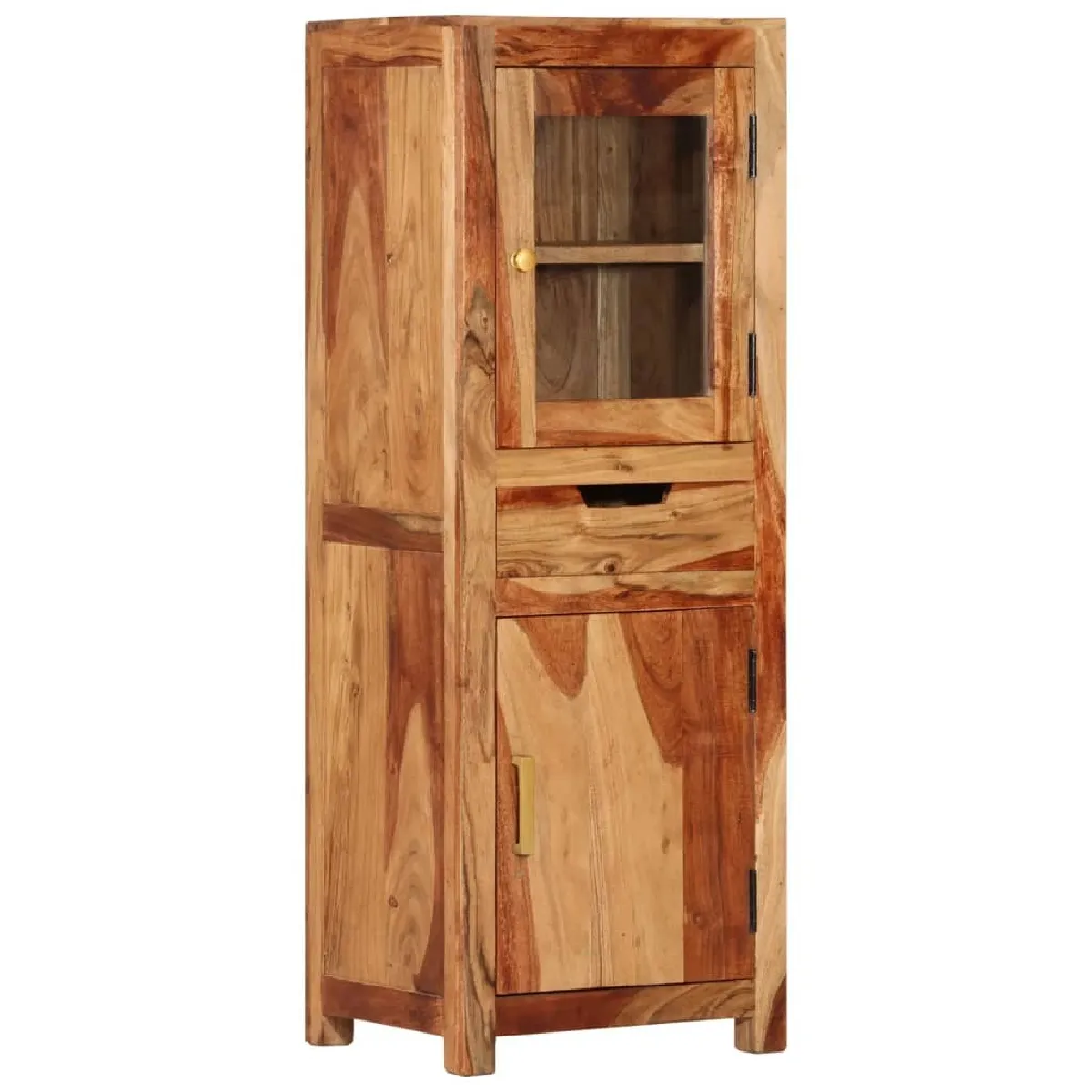 Maison Chic Buffet,Meuble de Rangement,commode pour salon,Cuisine 40x34x110 cm bois massif d'acacia -MN18084