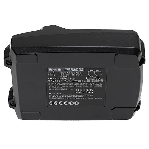 vhbw Batterie compatible avec Birchmeier REB 15 AC1, REC 15 AC1, REC 15 AC2, REC 15 PC1, REX 15 AC1 outil électrique (2000 mAh, Li-ion, 18 V)