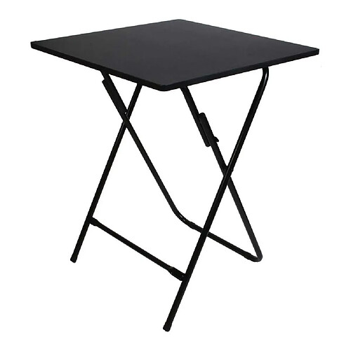 The Home Deco Factory Table pliable en métal 60 cm.