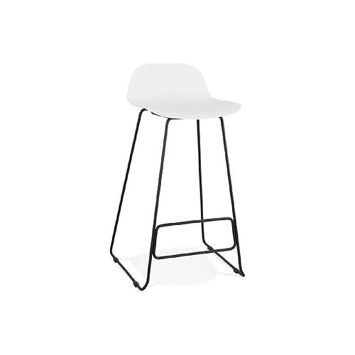 Kokoon Design Tabouret de bar design SLADE WHITE 50,5x53x95 cm