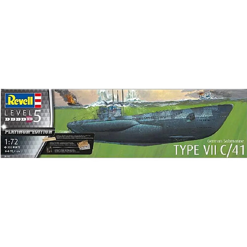 Revell Maquette Sous-marins Platinum Edition German Submarine Type Vii C/41