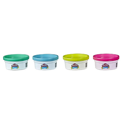 Hasbro E98645L00 - Play Doh 4 pots de Pâte Elastix Bright 227gr