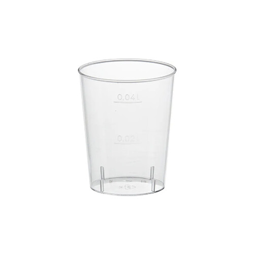 STARPAK Verre à liqueur en plastique, 4 cl, transparent ()