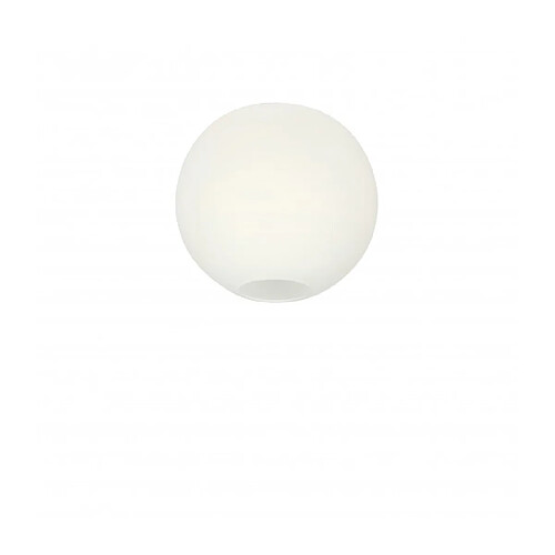 Luminaire Center Suspension GLOB en Verre et Opale Diamètre 26,1 Cm