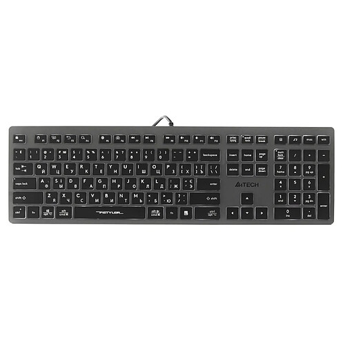 A4Tech Clavier de jeu QWERTY 12 touches de navigation multimédia 2X ports USB Plug & Play Port