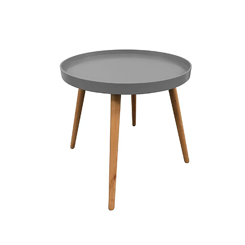 The Concept Factory Table plateau ronde - Grise