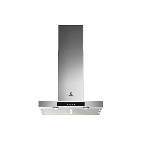 Hotte décorative 60cm 68db 600m3/h inox - EFTD26X - ELECTROLUX