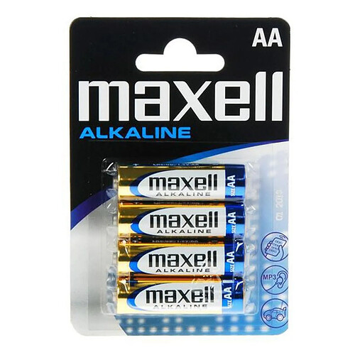 Totalcadeau Piles alcalines 1.5V AA Pack de 4 - Lot de 4 pas cher