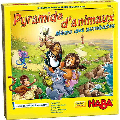 Haba Pyramide d'animaux : Mémo des acrobates