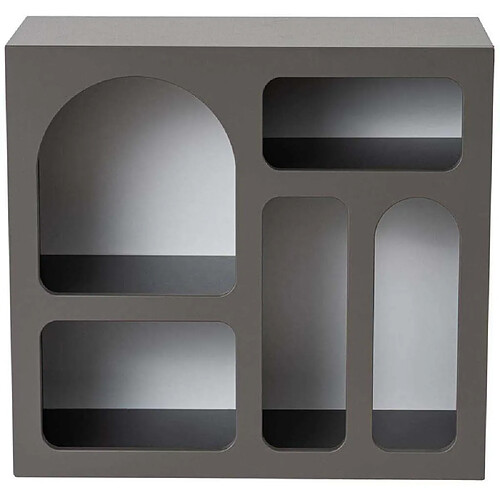 Hanah Home Etagère avec niches Lesa anthracite.