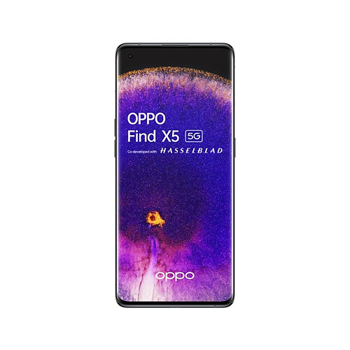 OPPO TIM Find X5 16,6 cm (6.55') Double SIM Android 12 5G USB Type-C 8 Go 256 Go 4800 mAh Noir · Reconditionné