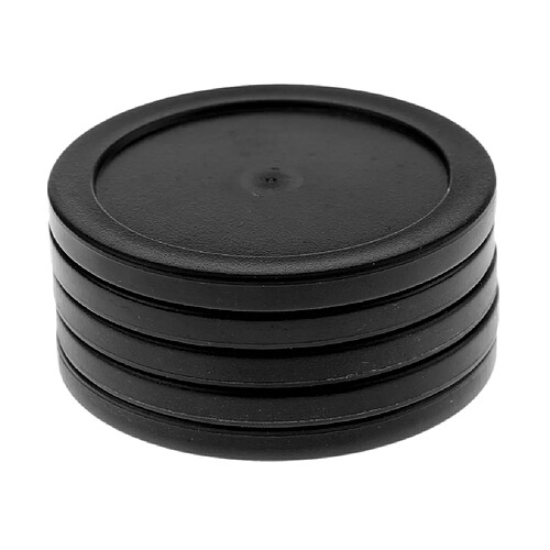 5 pièces 62mm air hockey remplacement des rondelles pour les tables de hockey sur air en taille réelle noir