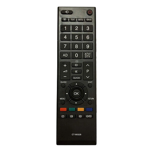 Télécommande de remplacement pour SE-R0329 télévision LCD / LED TOSHIBA -Marque Visiodirect-