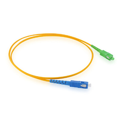 Metronic Câble fibre optique Free - monomode 0,8 m - vert et bleu