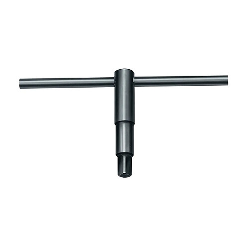 Clé à emmancher carrée DIN 905 taille 5 mm longueur de la tige 60 mm AMF