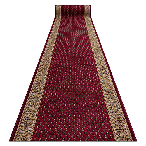 RUGSX TAPIS DE COULOIR ANTIDÉRAPANT INCA bordeaux 80cm 80x600 cm