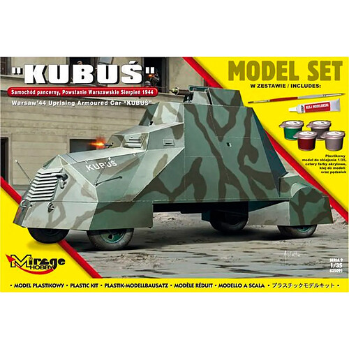 Kubus(Warsaw'44 Uprising Armoured Car) Model Set- 1:35e - Mirage Hobby