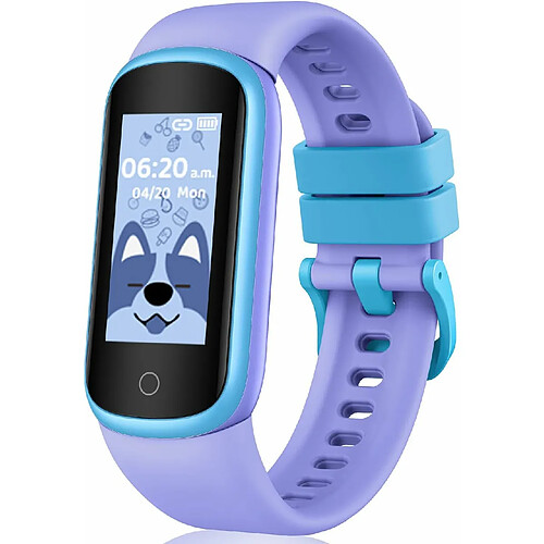 Vendos85 Montre Connectée Enfant Sport Contient Podomètre Cardiaque Sommeil