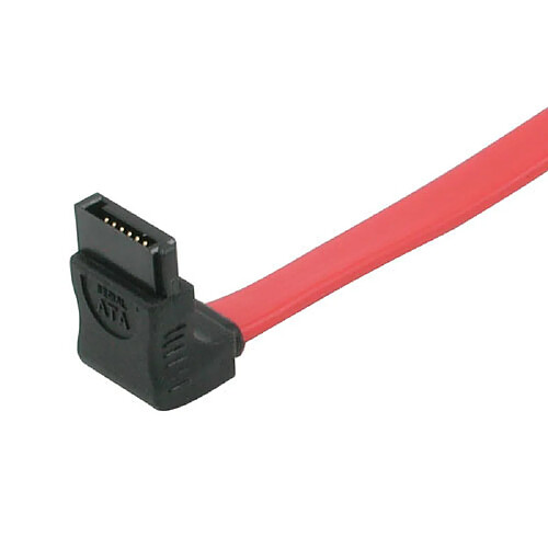 Cables To Go C2G 1m 7-pin 90° to 90° SATA Cable câble SATA Rouge