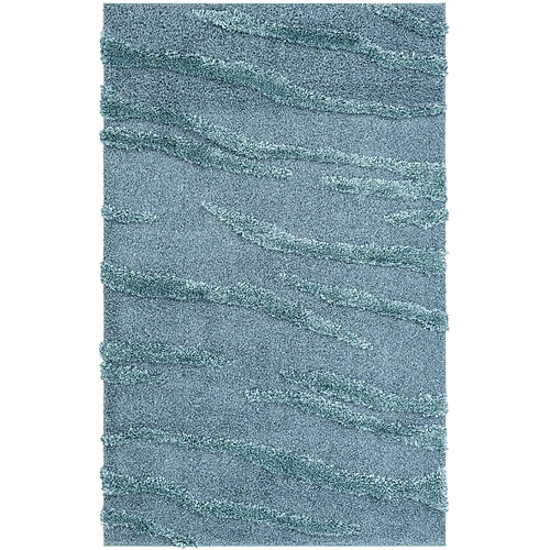 Hadorn Tapis shaggy 245x160 Bleu Thun Tribus