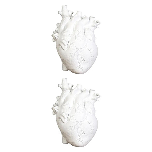 Coeur Fleur Vases Planteurs Décoratifs pour La Maison Décor