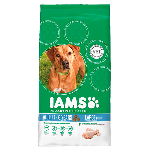 Iams Chien Adult Large Breed Poulet