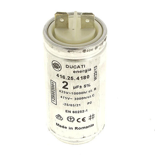 Electrolux Condensateur 2µf 400v 1250020813 pour Seche-linge