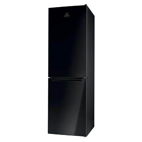 Réfrigérateur combiné 60cm 339l statique noir - LI8S1EK - INDESIT