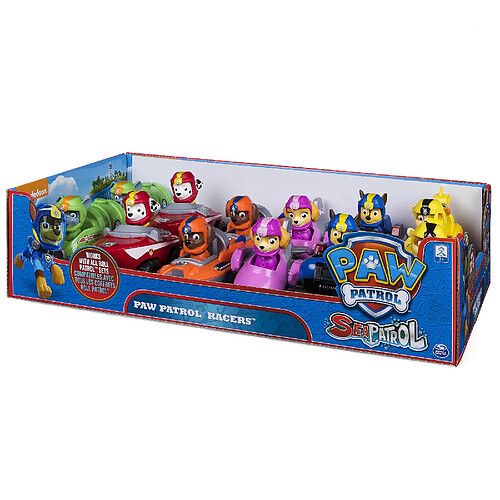 Spin Master Paw Patrol Rescue Racer - PAW - Patrouille des chiens - Véhicule et figurine