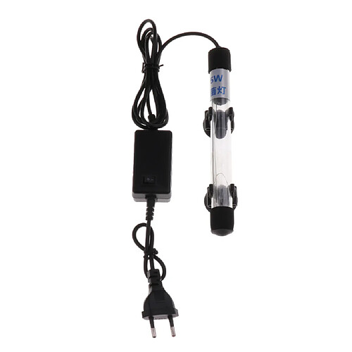 Aquarium poisson réservoir uv ultraviolet lumière stérilisateur lampe tube eu plug 5 w