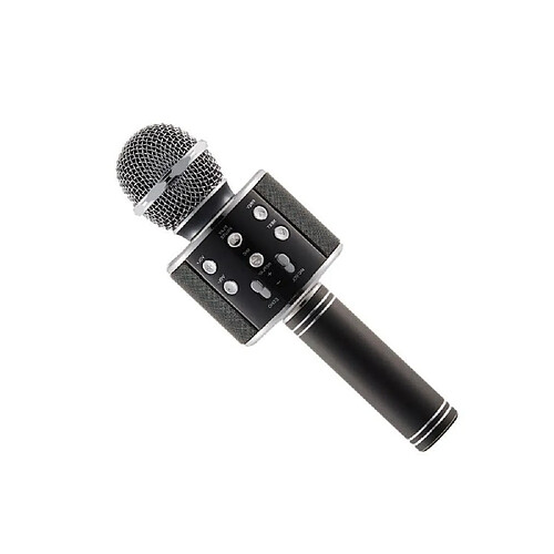 Dealstore Microphone Haut-Parleur Pour iPhone Karaoke Samsung Noir