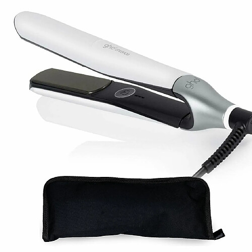 GHD - FER À LISSER LISSEUR GHD CHRONOS BLANC + TROUSSE DE VOYAGE HAIRPRICE