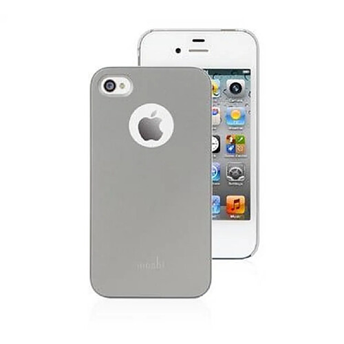 Moshi Coque de protection pour iPhone 4/4S iGlaze TITANE Gris