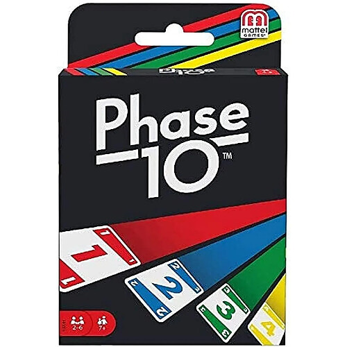 Mattel Phase 10 jeu de cartes de style rami