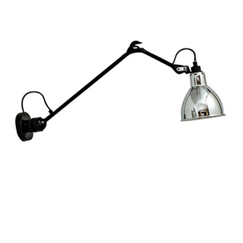 Universal Lampe murale moderne simple rétro balançoire télescopique nordique double lampes murales salon chambre lit luminaire (grand argent)