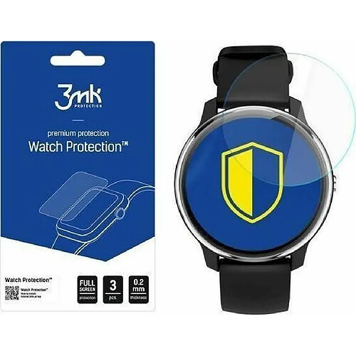 3MK Lot de 3 Films de Protection de Montre Withings Move ECG - Arc