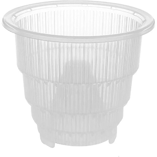 BESTA Pot de fleurs en plastique transparent pour orchidée - Décoration de jardin