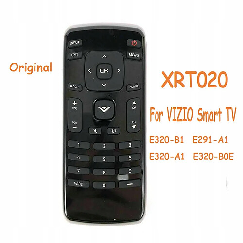 GUPBOO Télécommande Universelle de Rechange pour VIZIO Smart TV XRT020 pour E320-B1 E291-A1 E320