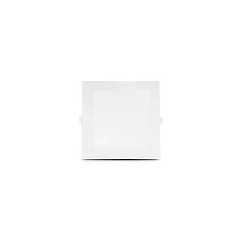 Plafonnier LED Encastrable Blanc 15W 1250lm 120° IP44 202mmx202mm - Blanc du Jour 6000K