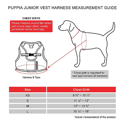 Puppia Junior Harnais B