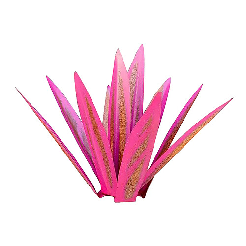 Serpent Artificiel Plante Agave Plante Patio Bureau Magasin Ornements Accessoires Rose 65cm