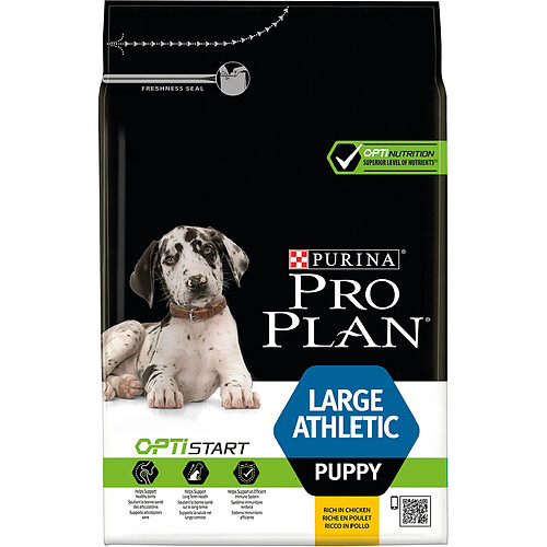 Proplan PRO PLAN Athletic Optistart Croquettes - Riche en poulet - Pour chiots de grande taille - 12 kg