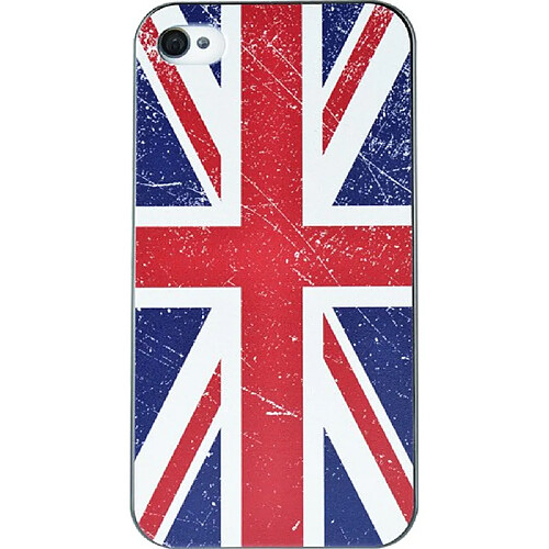 Blueway Coque rigide drapeau UK Made in France pour iPhone 4/4S