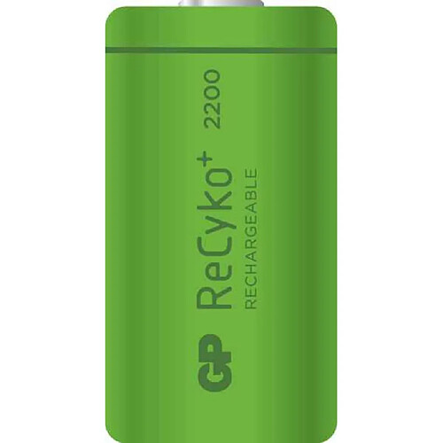 GP Pile rechargeable D ReCyko+ 2 pcs 2200 mAh 120220DHCC2