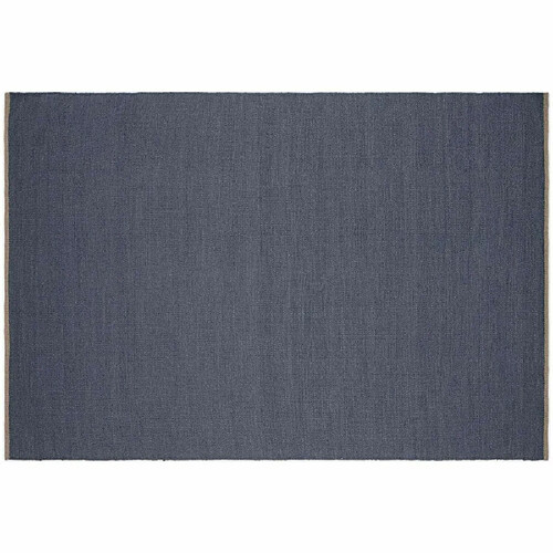 Venture Home Tapis en coton et laine bleu Jaipur 300 x 200 cm.