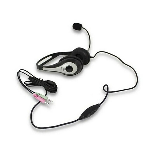 Casques avec Microphone Ewent EW3562 Noir